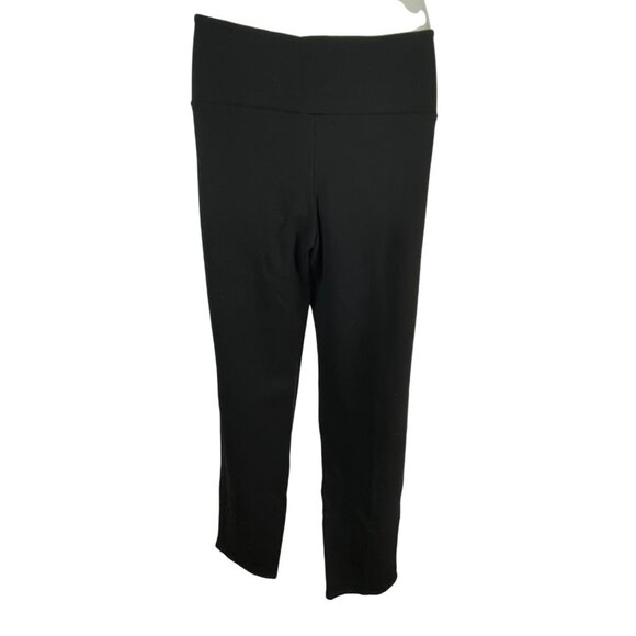 Fashion‎ Nova Black Pink Trim Leggings Pants Sexy Stretch Athleisure Large Y2K - Picture 2 of 3